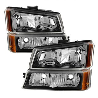 SPYDER | Crystal Headlights/Bumper Lights - Chevrolet 2005-2007