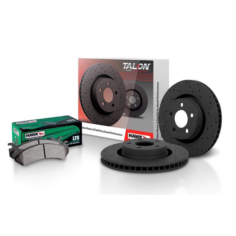 Hawk Performance | Talon Street Rotor And Brake Pad Kit - Wrangler (JK) / Wrangler (JL) 2007-2018