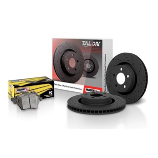 Hawk Performance | Talon Street Rotor And Brake Pad Kit - Audi / Volkswagen 2006-2015