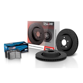 Hawk Performance | Talon Street Rotor And Brake Pad Kit - GX460 / 4Runner / FJ Cruiser 2010-2015