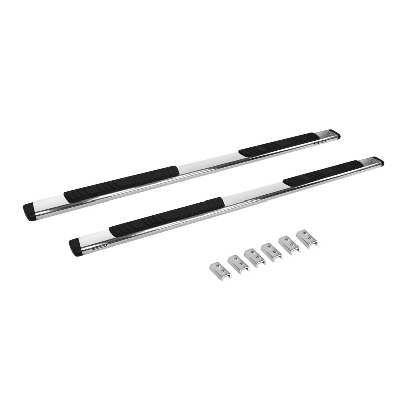 Go Rhino | 5" OE Xtreme Low Profile Side Steps w/ Brackets Kit - Stainless - Silverado / Sierra 2500 HD / 3500 HD 6.6L 2015
