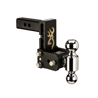 BW | Ts10037Bb B&W Tow And Stow Dual Ball 2 Adj Ball Mount 5 Drop/5-1/2 Rise, Browning