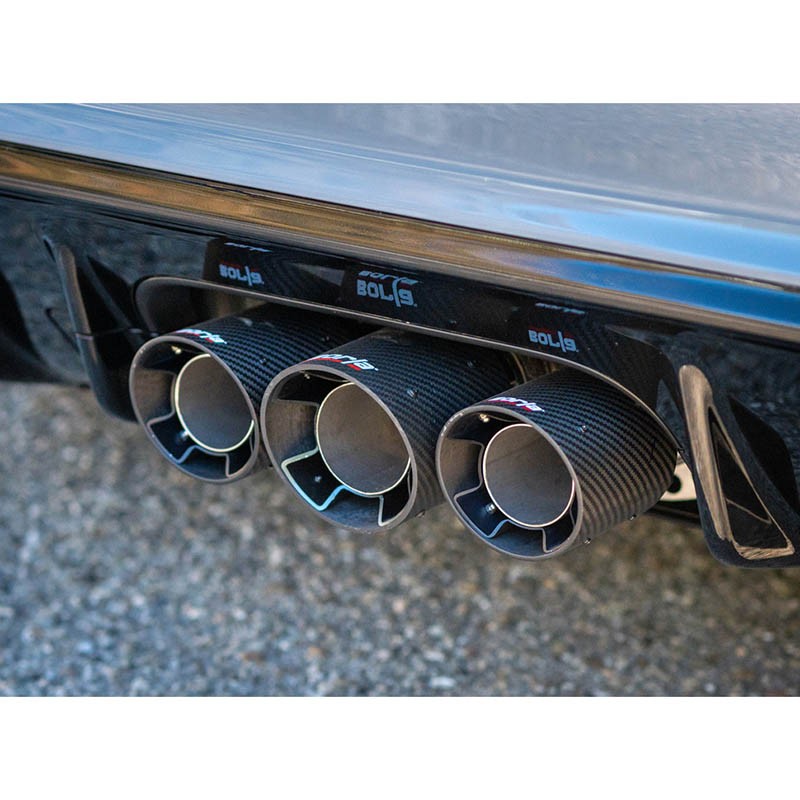 Borla | Cat-Back Exhaust ATAK , Chrome Black Tips - Civic Type R FL5 2023-2024 BORLA Cat-Back Exhausts