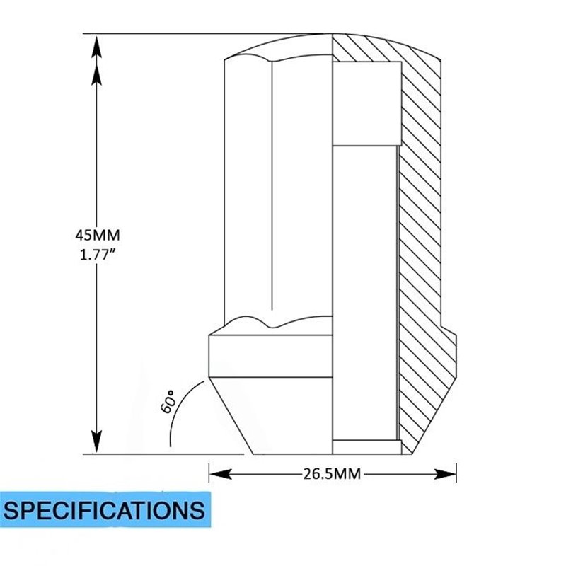Coyote Wheel Accessories | Lug Nut