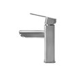 Dura Faucet | ROBINET DE LAVABO ANGULAIRE MODERNE - NICKEL SATINÉ BROSSÉ