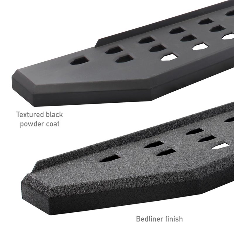 Go Rhino | RB20 Running Boards w/ Mounting Brackets, 2 Pairs Drop Steps Kit - 4Runner 4.0L 2014-2023