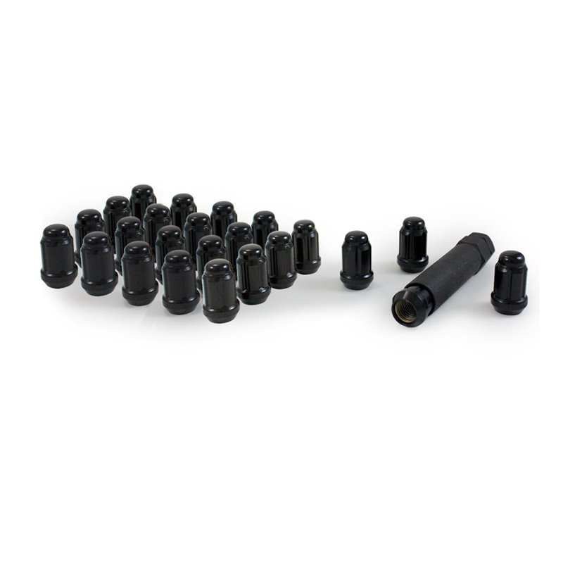 Gorilla | Lug Nuts & Locks (24) - Acorn - Black - 12MM X 1.25