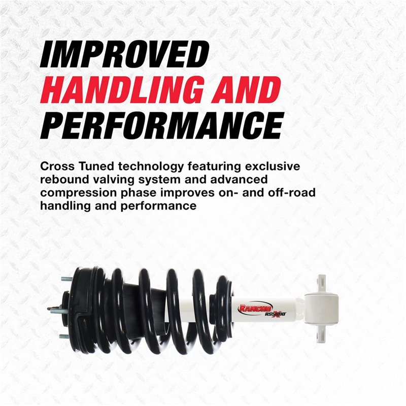 Rancho | RS5000X Loaded Suspension Strut and Coil Spring Assembly - Chevrolet / GMC 2007-2020