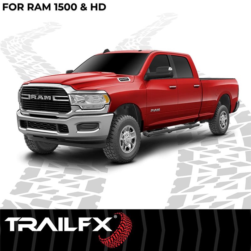 TrailFX | A4 Step Bars - Ram 1500 / Classic / 2500 / 3500 2009-2023