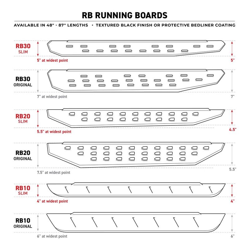 Go Rhino | RB20 Running Boards w/ Mounting Brackets Kit - F-250 / F-350 2000-2016