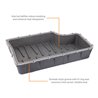Mishimoto | Aluminum Transmission Pan, fits Ford 6.7L Powerstroke 2011-2019 - F-250 / F-350  2011-2022