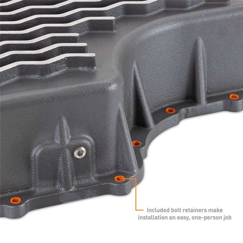 Mishimoto | Aluminum Transmission Pan, fits Ford 6.7L Powerstroke 2011-2019 - F-250 / F-350  2011-2022