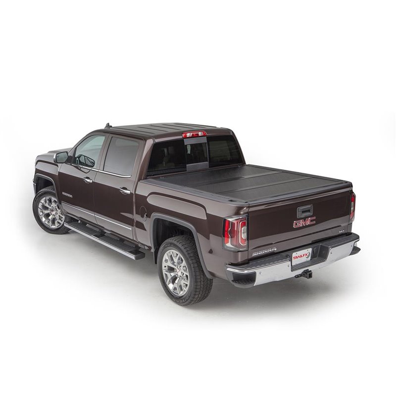 TrailFX | Hard Tri Fold Low Profile Black Plastic - Tundra 3.5T 2022-2024