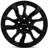 RTX | GM-07 17x7 5x115 ET40 CB70.3 Gloss Black