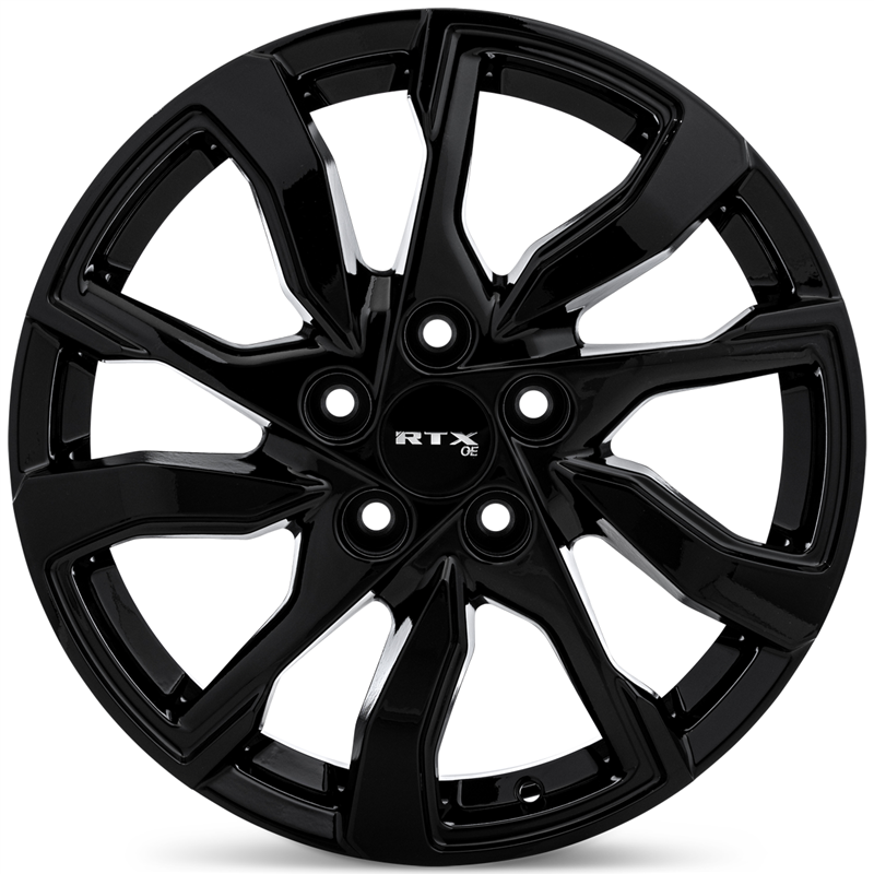 RTX | GM-07 18x7 5x115 ET42 CB70.3 Gloss Black