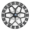 RTX | Zion 17x9 6x139.7 ET0 CB106.1 Gloss White with Black Spoke