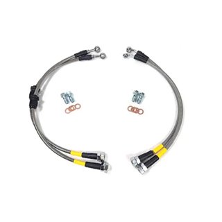 CorkSport | Brake Lines Stainless Steel Braided Kit (Front & Rear)- Mazda 3 2019+ CorkSport Brake Hoses