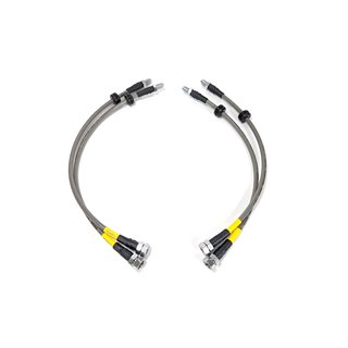CorkSport | Brake Lines Stainless Steel Braided Kit (Front & Rear) - Mazda3/Mazdaspeed3 2004-2013 CorkSport Brake Hoses