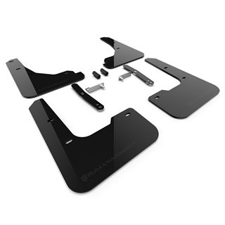 RallyArmor | Black UR Mud Flap Metallic Black Logo - Elantra 2024 RallyArmor Mud Flaps