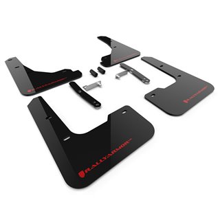 RallyArmor | Black UR Mud Flap Red Logo - Elantra 2024 RallyArmor Mud Flaps