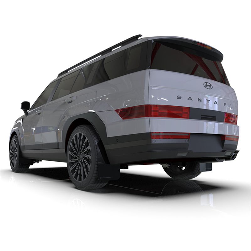 RallyArmor | Black UR Mud Flap Logo Gris Foncé - Santa Fe / XRT 2024-2025 RallyArmor Garde-boue