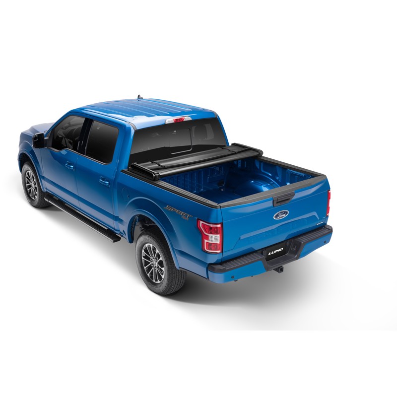 Lund | Genesis Textured Vinyl Tri-Fold Tonneau Cover - Tundra 4.0L / 4.6L / 5.7L 2014-2021