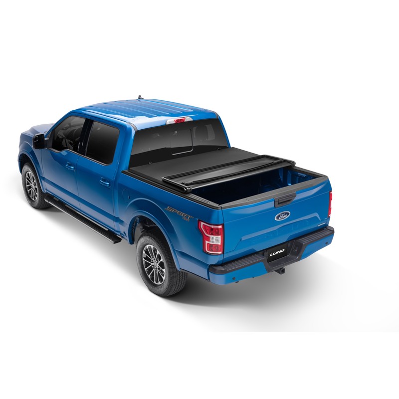 Lund | Genesis Textured Vinyl Tri-Fold Tonneau Cover - Tundra 4.0L / 4.6L / 5.7L 2014-2021