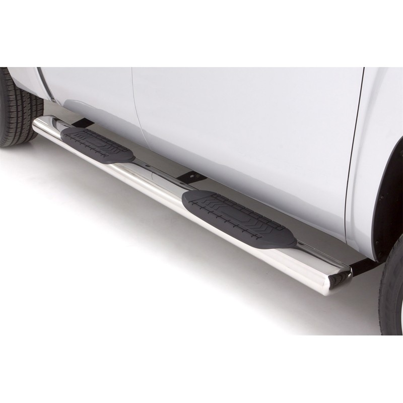 Lund | 6 In Oval Straight Nerf Bars Stainless Steel Polished - F-150 2009-2014