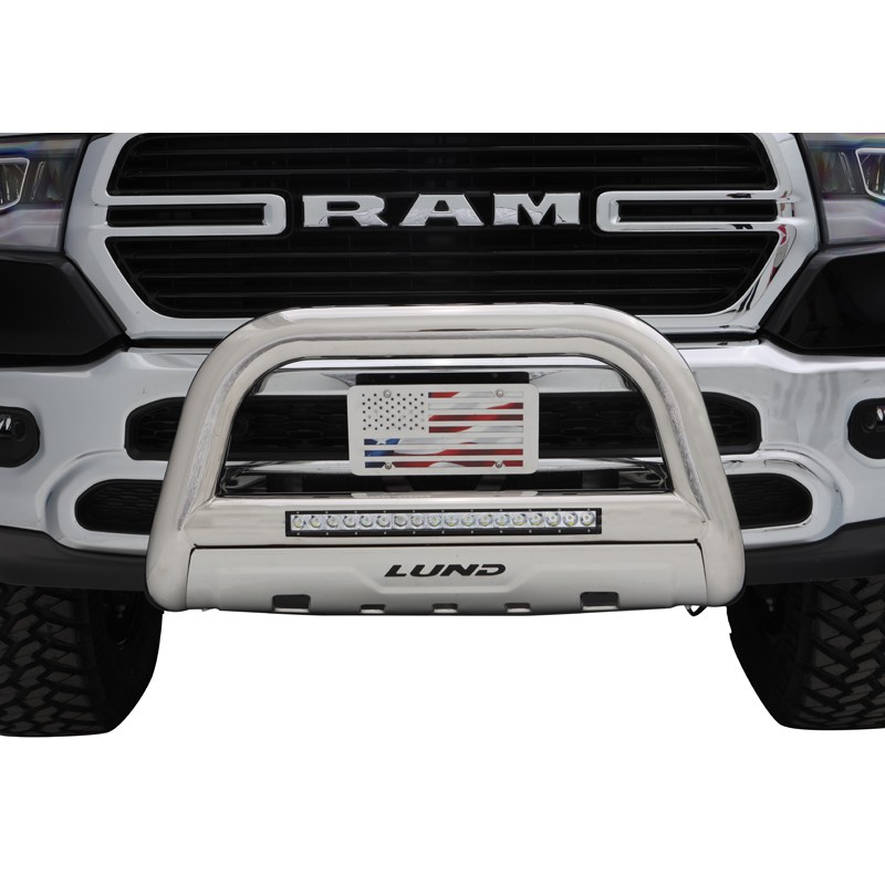 Lund | Bull Bar With Led Light Bar-Stainless Steel - Ram 1500 2019-2024