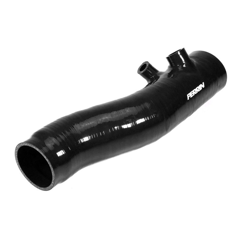 PERRIN | Turbo Inlet Hose Black w/ Nozzle - Ascent / Legacy XT / Outback XT / WRX 2.4T 2019-2024 PERRIN Performance Turbo Inl...