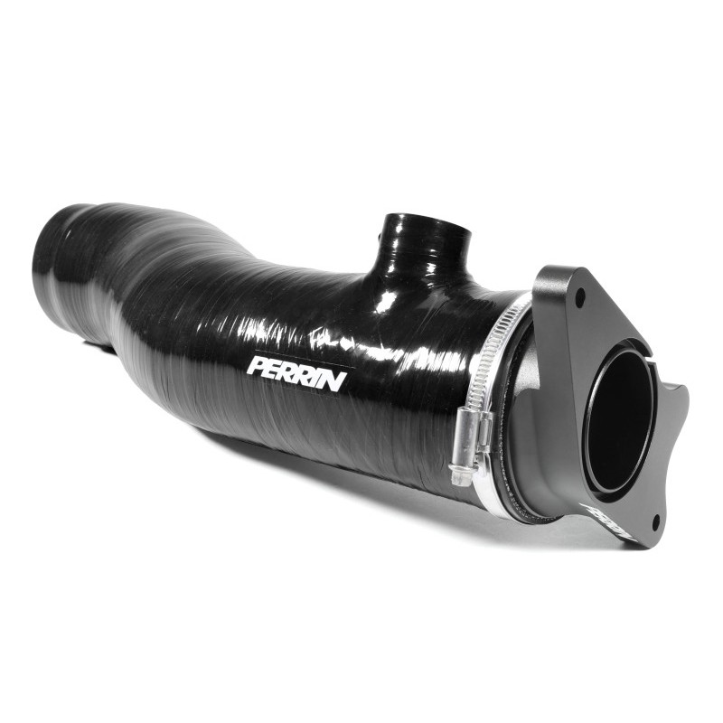 PERRIN | Turbo Inlet Hose Black w/ Nozzle - Ascent / Legacy XT / Outback XT / WRX 2.4T 2019-2024 PERRIN Performance Turbo Inl...