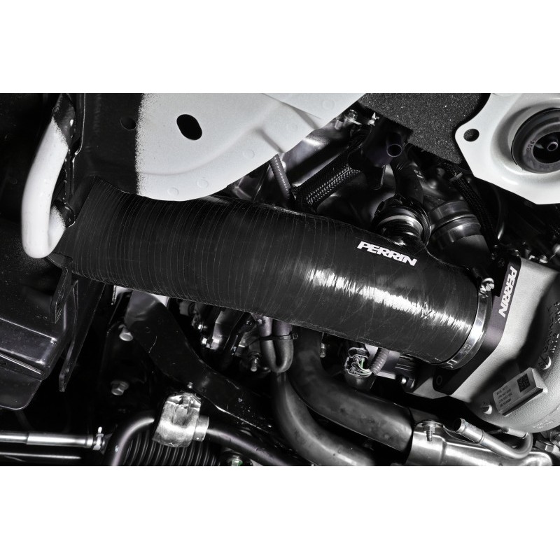 PERRIN | Turbo Inlet Hose Black w/ Nozzle - Ascent / Legacy XT / Outback XT / WRX 2.4T 2019-2024 PERRIN Performance Turbo Inl...