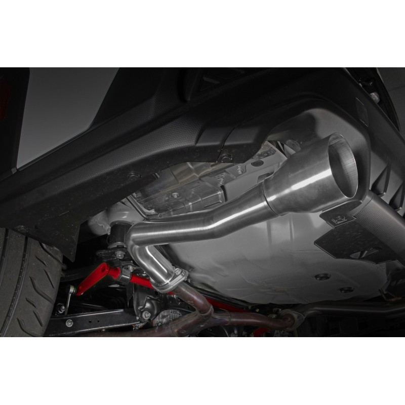 PERRIN | Axle-Back Exhaust 4.5" Dual Single Tip - WRX 2022-2024 PERRIN Performance Cat-Back Exhausts