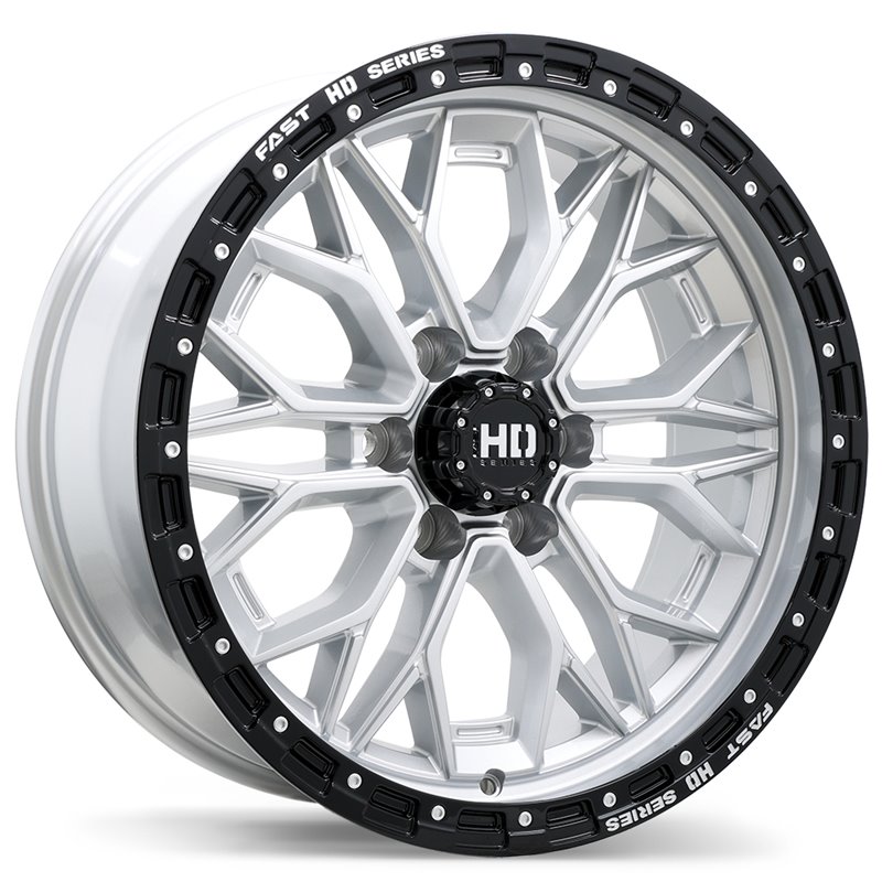 Fast HD | Muramasa 20x9.0 ET0 - Gloss Silver with Black Lip