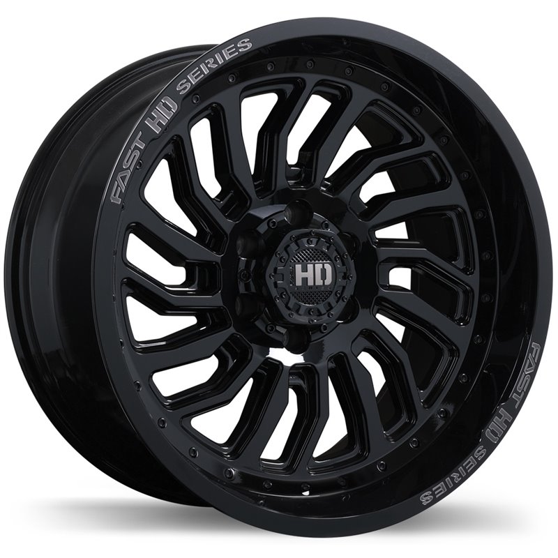 Fast HD | D-STRUCT ET-15 - Noir lustré avec fraisage gris