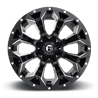 Fuel Off-Road Wheels | Assault D576 20x9.0 ET1 - Gloss Black / Milled