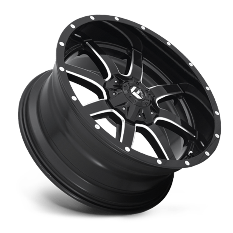 Fuel Off-Road Wheels | Maverick D610 20x10.0 ET-24 - Gloss Black / Milled