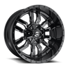 Fuel Off-Road Wheels | Sledge D595 20x10.0 ET-18 - Gloss Black / Milled