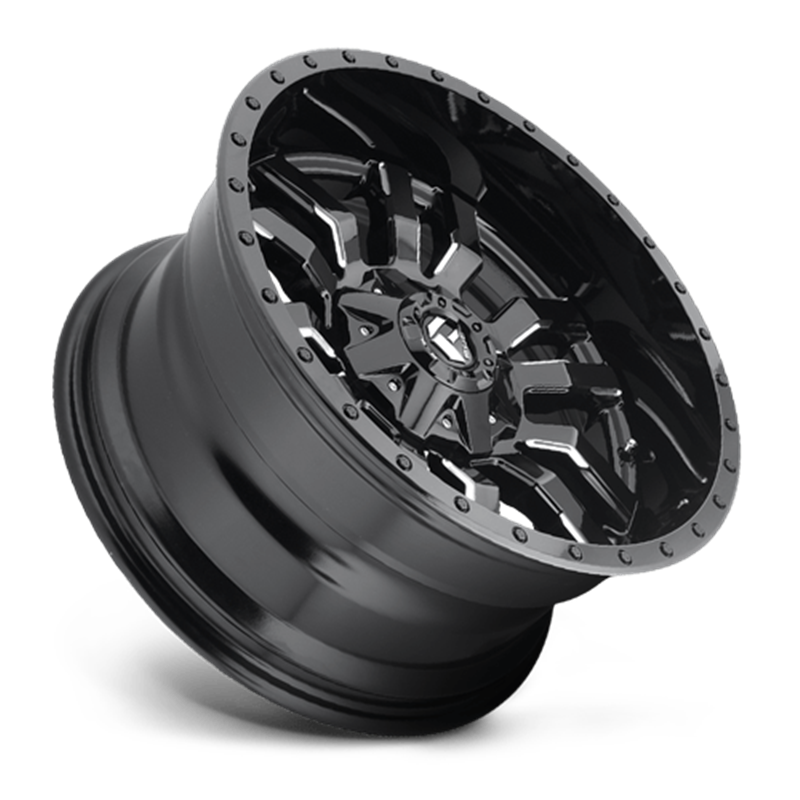 Fuel Off-Road Wheels | Sledge D595 20x10.0 ET-18 - Gloss Black / Milled