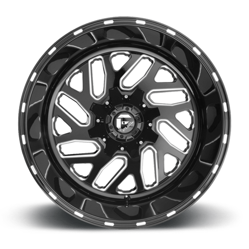 Fuel Off-Road Wheels | Triton D581 20x10.0 ET-18 - Gloss Black / Milled