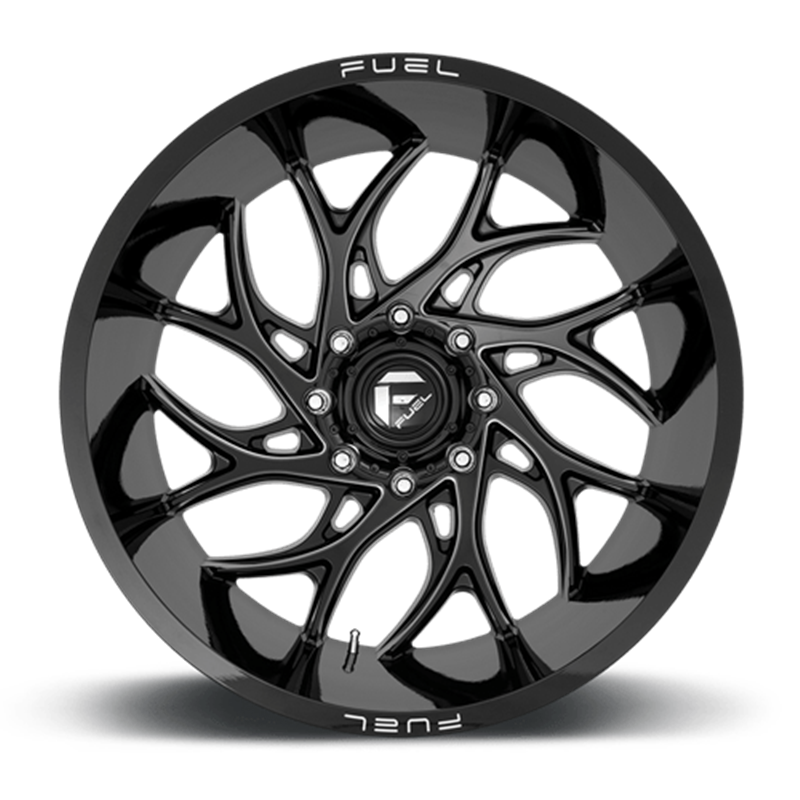 Fuel Off-Road Wheels | Runner D741 20x10.0 ET-18 - Gloss Black / Milled