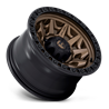 Fuel Off-Road Wheels | Covert D696 15x8.0 ET-19 - Matte Bronze / Black Bead Ring