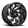 Fuel Off-Road Wheels | Reaction D753 18x9.0 ET-12 - Gloss Black / Milled