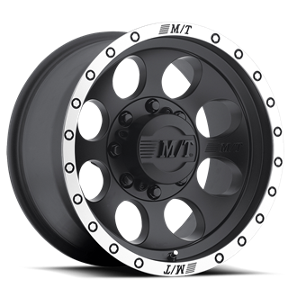 Mickey Thompson | Classic Baja Lock  16x10.0 ET-25 - Matte Black / Machined Simulated Beadlock