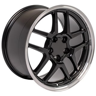 4Play Wheels | Replica CV-04 18x10.5 ET56 - Black with Machined Lip