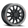 Raceline | Alpha Beadlock UTV A14BG 15x7.0 ET25 - Satin Black / Gunmetal Beadlock Ring