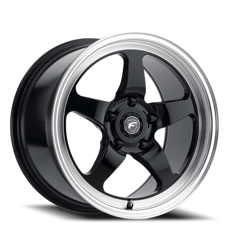 Forgestar | D5 Drag  17x10.0 ET30 - Gloss Black / Machined Lip