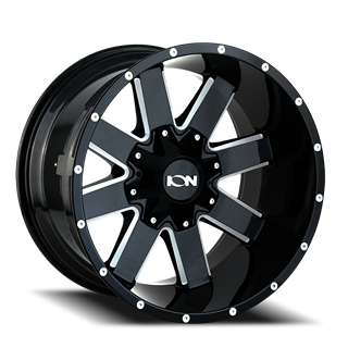ION Wheels | 141 GB 20x10.0 ET-19 - Gloss Black / Milled Spokes