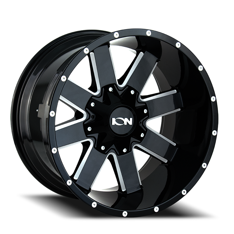 ION Wheels | 141 GB 20x10.0 ET-19 - Gloss Black / Milled Spokes