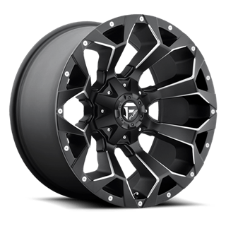 Fuel Off-Road Wheels | Assault D546 20x9.0 ET1 - Matte Black / Milled